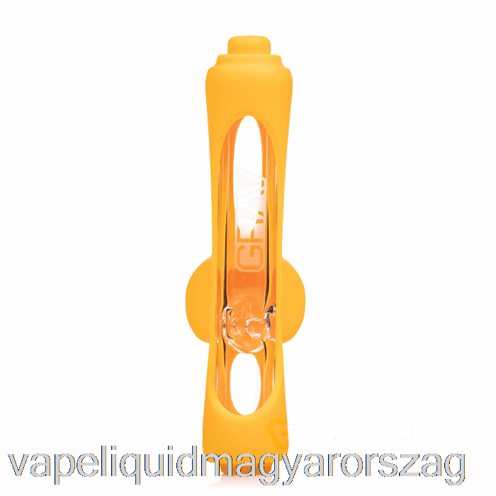 Grav Mini Gőzhenger Szilikon Bőr Mustár Sárga Vape Folyadékkal
